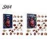 Science Educational Toys 2026 Anatomy Advent Calendar, 24-Day Body Organ Ornament Set, Human Anatomical Countdown Pendant Hanging Decor for Christmas
