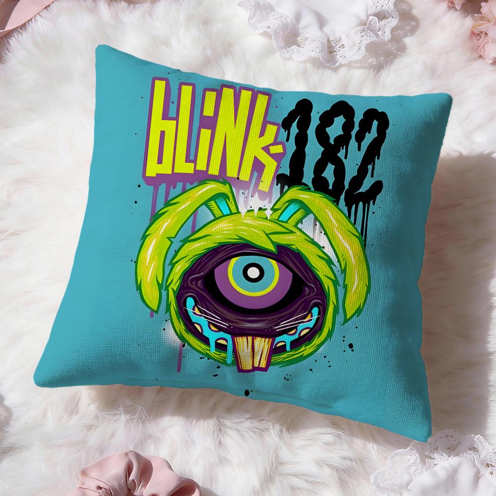 B-Blink-182 группа Наволочка Премиум Комфорт Двусторонняя Подушка - Дизайн Два в Одном для Любой Комнаты и Салона Автомобиля