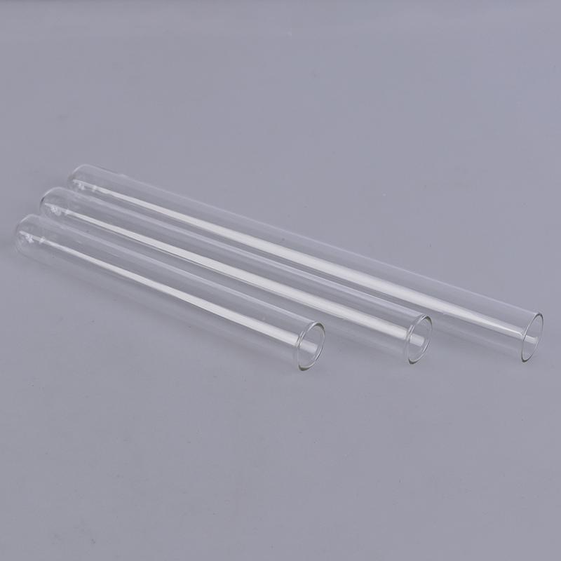 10 шт./лот Прозрачные пирексные стеклянные выдувные трубки Длинная толстостенная пробирка