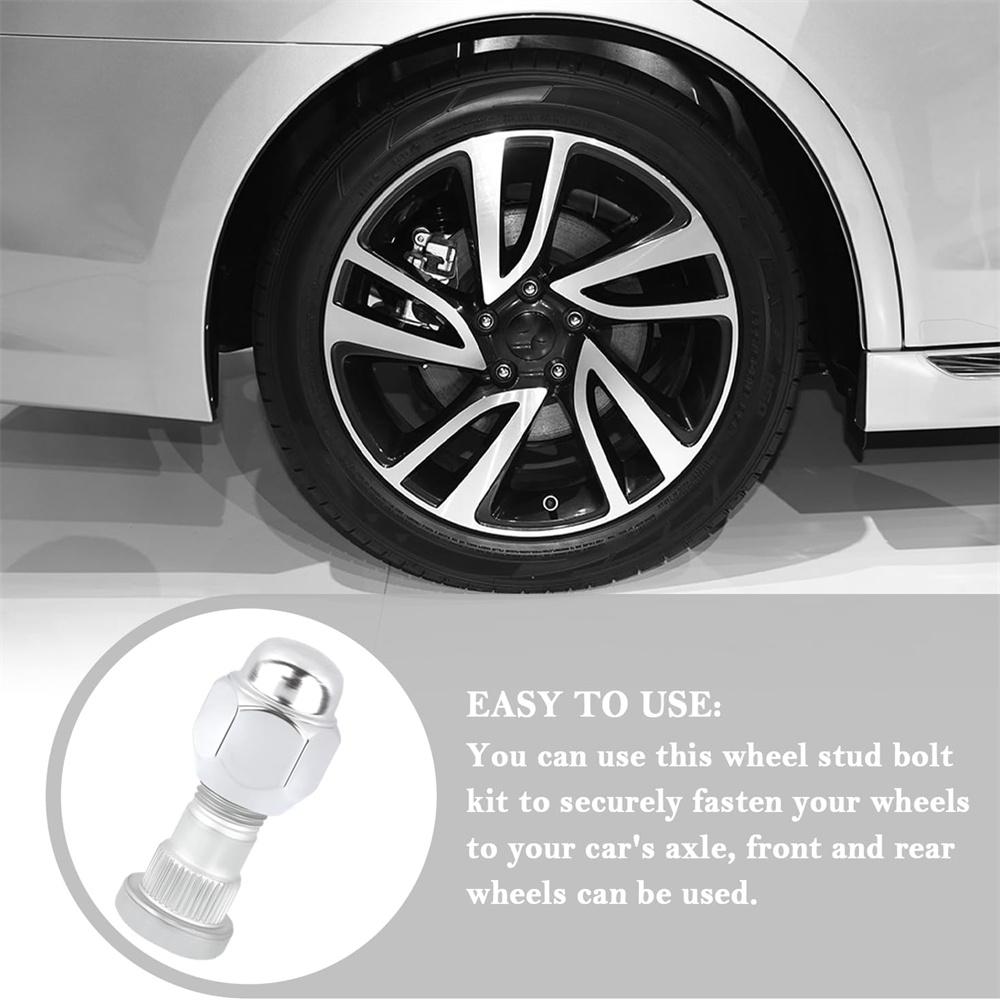 2 Set Wheel Stud Bolts For Hyundai & Kia 52950-14140 52950-M1000 5295014140