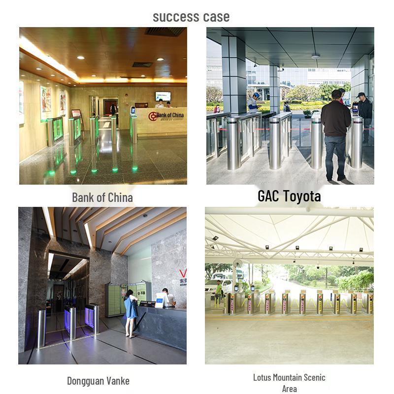 Desheng Smart Facial Recognition Turnstile Gate CN plug (adapter included)
