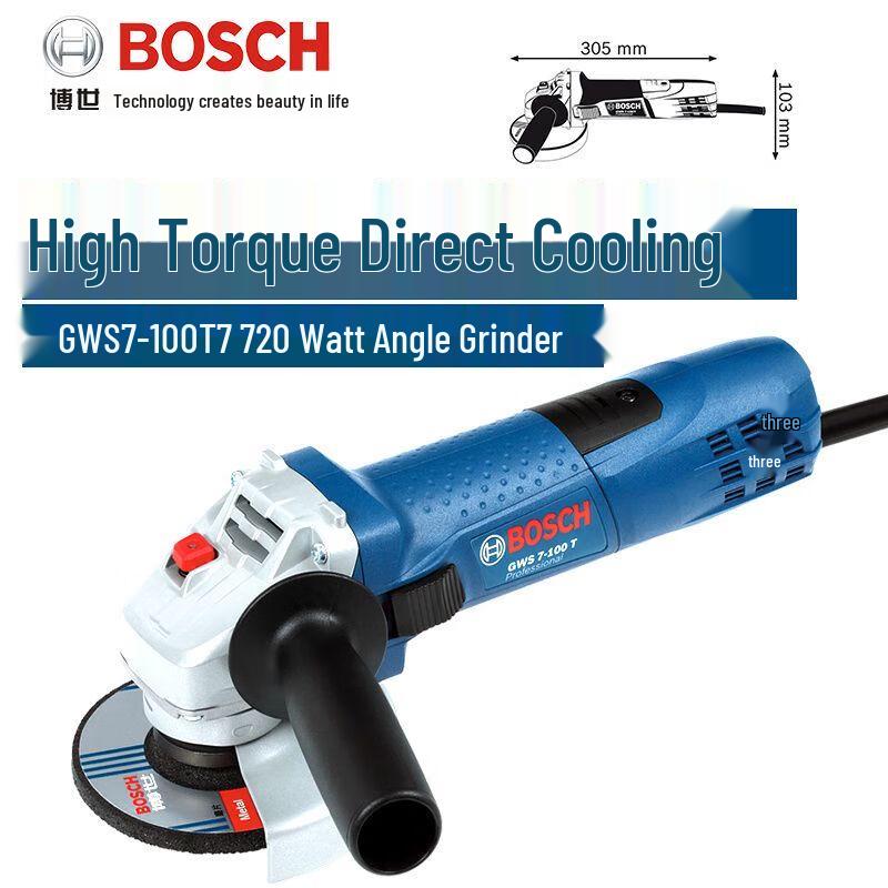 Bosch High Power Industrial Angle Grinder CN plug (adapter included)