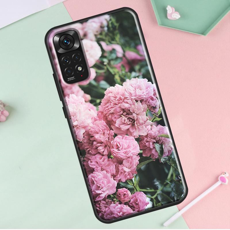 Пионы Красивый цветок для Redmi Note 12 Pro Plus Чехол для Redmi Note 10 8 9 11 Pro 12S 11S 10S 9S 9C 10C 12C Чехол