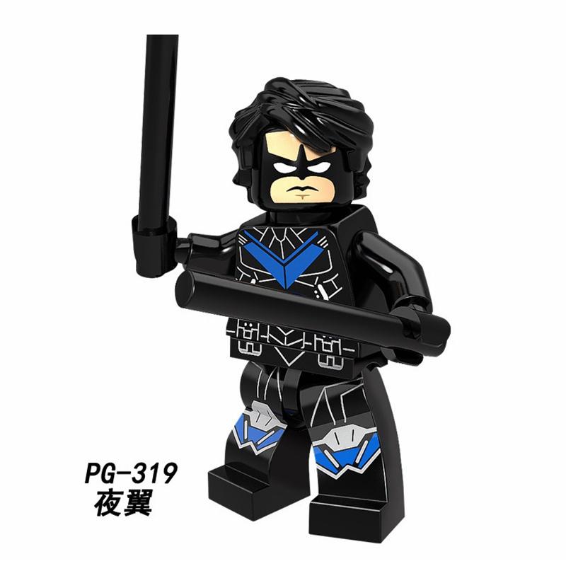 Минифигурки DC Super Heroes Бэтмен Супермен Аквамен Чудо-Женщина Лига Справедливости Строительные Блоки Игрушки