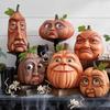 Pumpkin Face Halloween Outdoor Decor Halloween Pumpkin Resin Crafts Ghost Party Yard Home Office Fun Gift