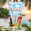 La Granja de Zenón Beach Towel, Personalized Custom Text, Quick Dry Soft Large Towel For Swimming Pool Travel