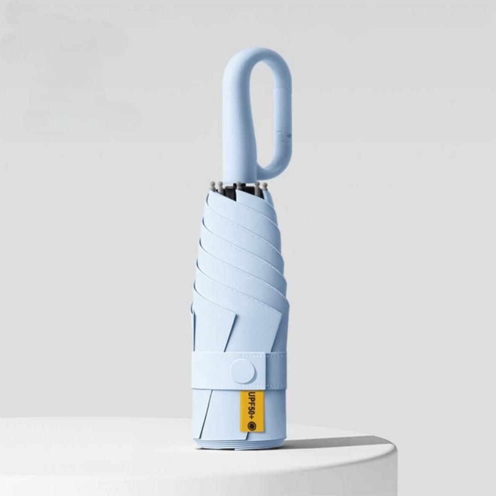 Portable Buckle Mini Umbrella Folding UV Protection Umbrella New Sunshade Umbrella Outdoor Travel