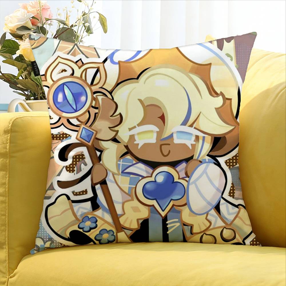 Game CCookie RRun Kingdom World Various Sizes Square Pillow Case For Car Home Bedchamber Decor