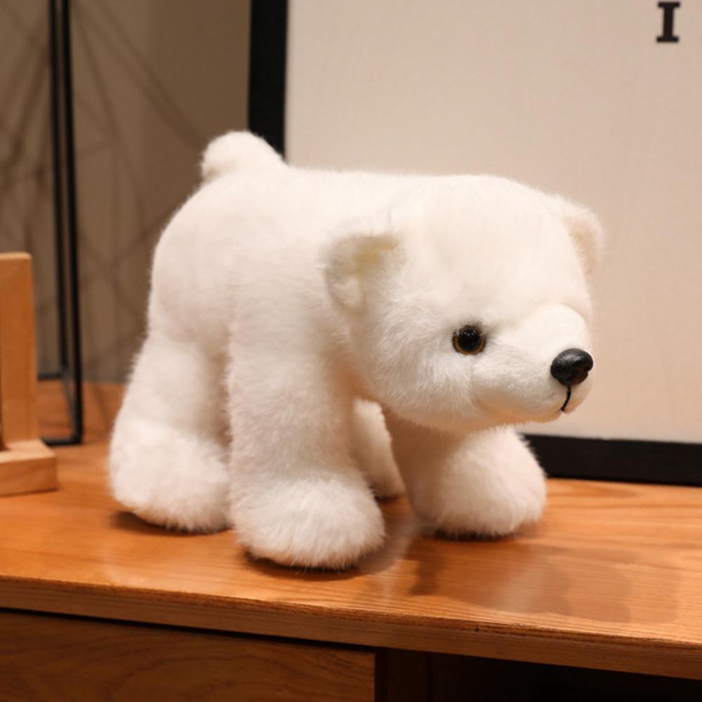Plush Bear Toy Soft Stuffed Brown Bear Plush Cute Polar Bear Doll Birthday Gift