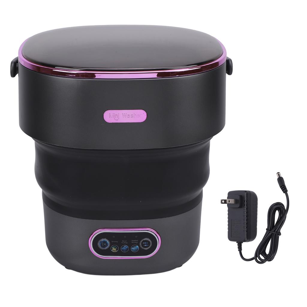 13L Foldable Clothing Washer with Drain Hose Full Automatic Mini Laundry Machine for Apartment