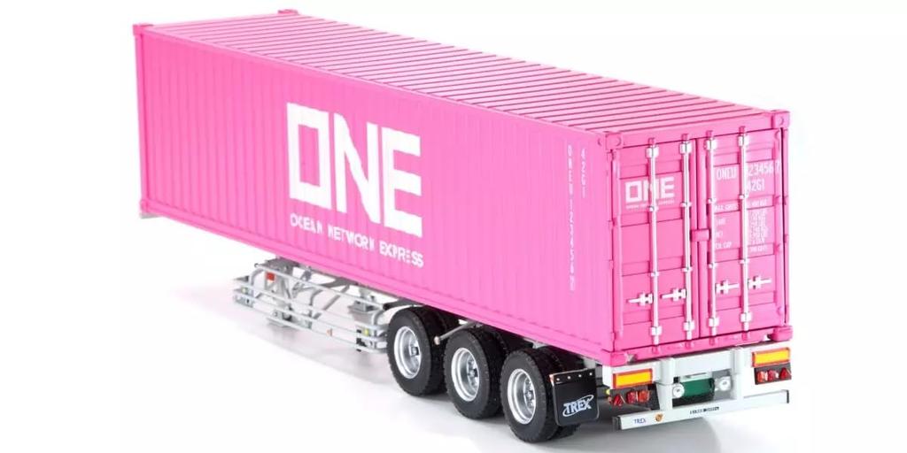 Kyosho Оригинальный UD Quon GK Nippon Trex Контейнер Готовая модель KS03939B 1/43 Седельный тягач (Белый/Один контейнер)