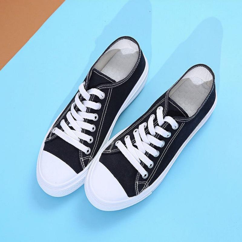 Новые туфли для девочек корейская версия студенческих парусиновых туфель с мягкой подошвой повседневные туфли на плоской подошве в стиле кампуса интернет-магазин обуви знаменитостей