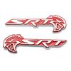 2pcs Metal Car Body Trunk Emblem Sticker for Dodge SRT Charger Challenger Caliber Nitro RAM Journey Auto Exterior Decoration ZZ9