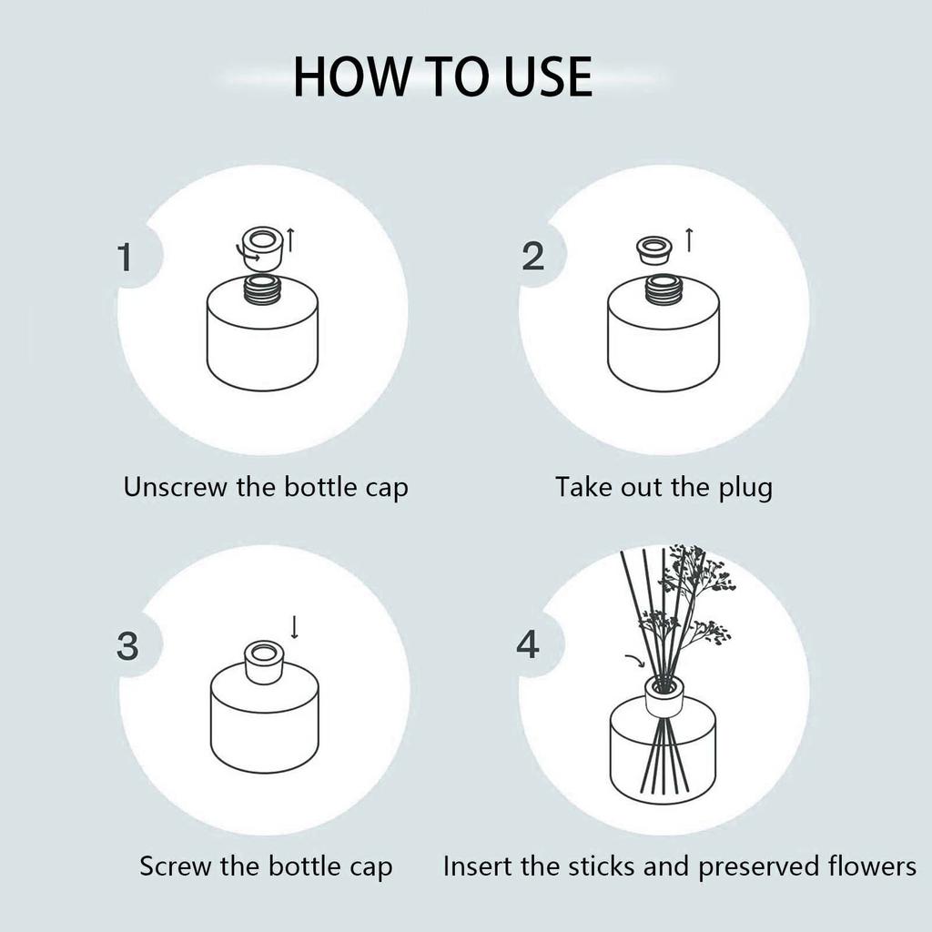Диффузор с цветочным тростником - аромат ванили 3,38 унции ароматизированный диффузор с палочками домашний аромат эфирное масло для декора полки в ванной