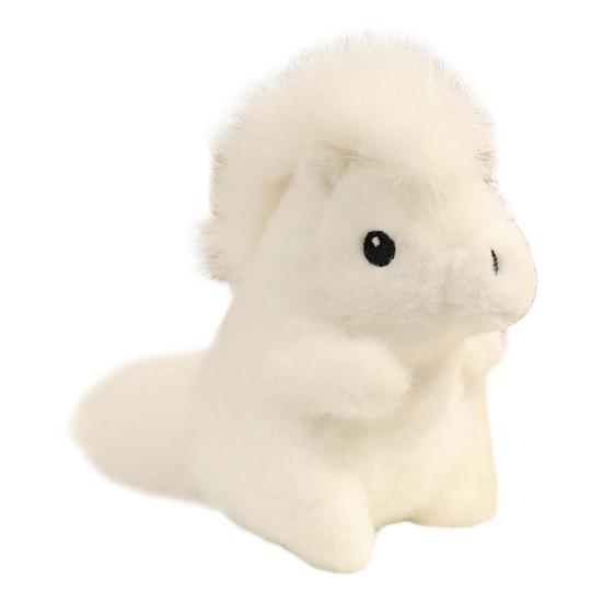 Horse Plush Doll Fat Mini Stuffed Animal Toy Cute Horse Plushie Soft Realistic Horse Ornament Kids Birthday Gifts