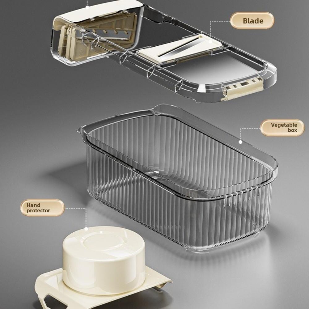 Detachable Vegetable Cutting Tool 5 Interchangeable Blades Vegetable Slicer Potato Shred Meal Prep