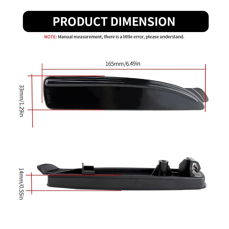 2X For Mazda 3 Axela 2014-2018 Smoked/Red Lens Car Rear Bumper Reflector Tail Brake Light Cover Shell Housing Left&Right No Bulb