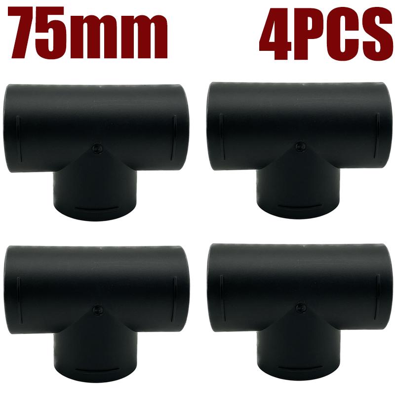 1/2/4/6X 75mm/2.95" Car Warm Air Vent Ducting T Piece Pipe Joiner Connector For Webasto Eberspaecher Diesel Parking Heater