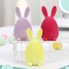 Resin Easter Rabbit Figurine Multicolor Cartoon Buuny Statue Creative Miniature Knickknacks  Gift