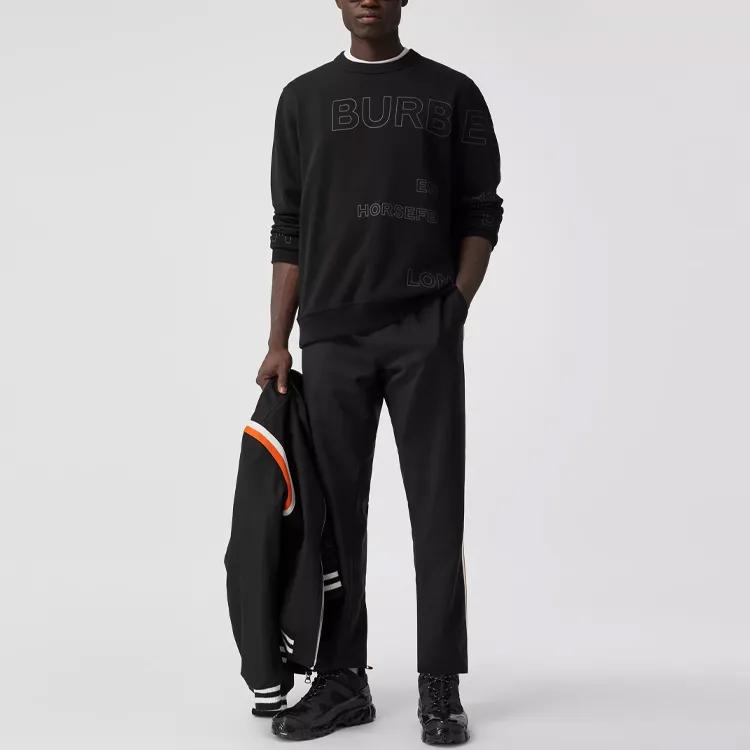 Burberry Sweatshirt Men's Black (Unisex) Sweatshirts 80375531