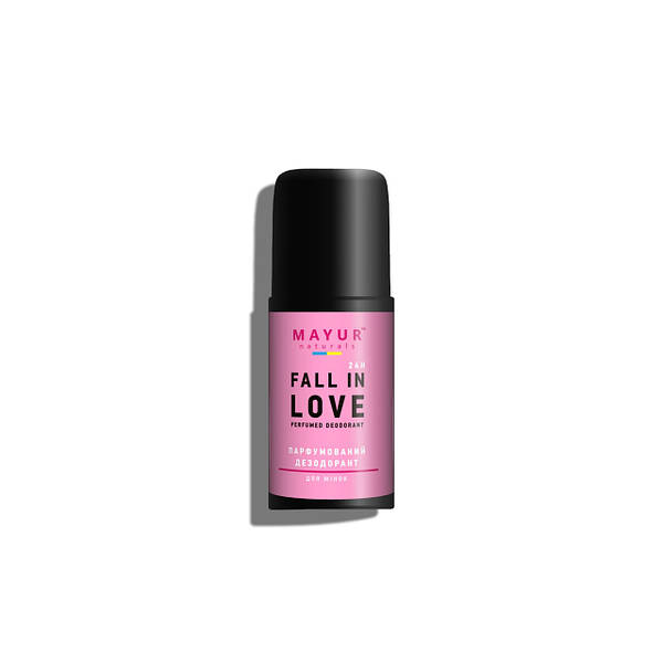 Fall in Love Natural organic roll-on deodorant. Your skin remains soft and protected for 48 hours.