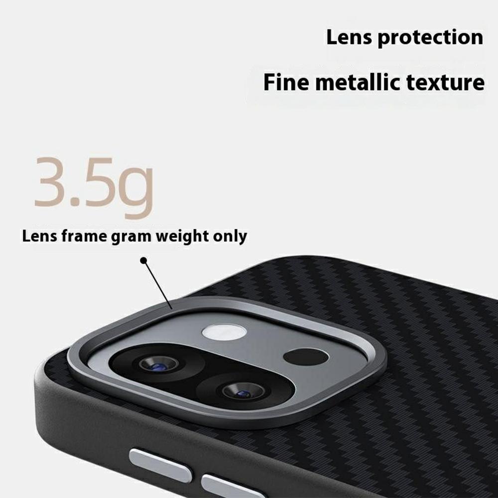 ABEEL For OnePlus 13T 5G Magnetic Case Carbon Fiber Texture Back Cover