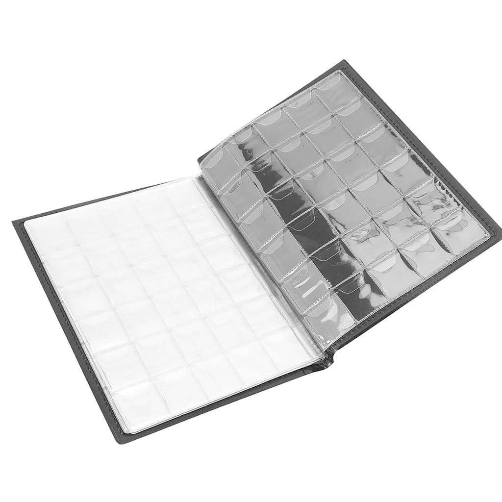 250 карманов 10 страниц альбом для монет коллекционная книга держатель для монет BookBrown