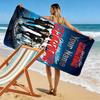 Name Custom Scorpions Print Beach Towel, Large Soft Quick Dry Towel for Beach Camping Swimming