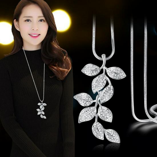 Элегантная трансграничная цепочка для свитера: Роскошное женское длинное ожерелье - Универсальный, шикарный осенне-зимний аксессуар