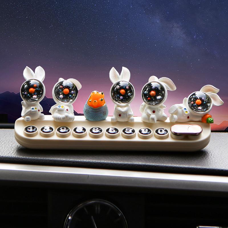 Креативная табличка для телефона в виде кролика для временной парковки