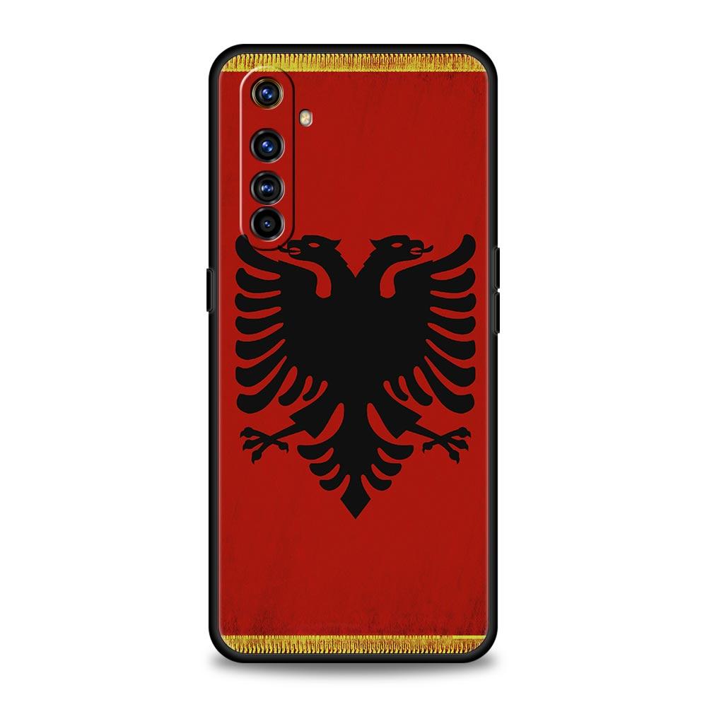 Чехол для телефона Realme 12 11 10 9 8 5G 7 6 GT5 GT3 GT2 Pro Plus C21 C11 C25 C35 для Realme GT Neo 2 3 3T 5, чехол с флагом Албании