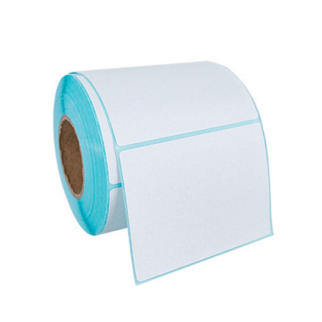 800 Counts Adhesive Thermal Label Water Resistant Adhesive White Sticker Blank Address Labels For Shipping Packaging