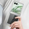 Для Motorola Razr 50 Ultra 5G Прозрачный чехол Конструкция шарнира Гальваническое покрытие ПК Чехол для телефона