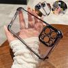 Plating Transparent Clear Shockproof Cover Camera Lens Full Protective Shell Cellphone Back Case for Xiaomi Poco Redmi