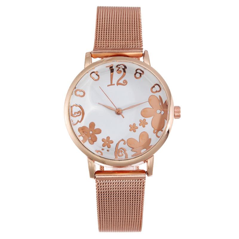 Часы Art Flower Ladies Watch женские часы Milan Quartz Watch с сетчатым ремешком женские часы