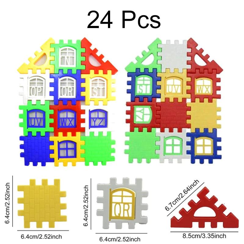 Детский дом, строительные блоки, игрушки, пластиковый стержень, снежинка, головоломка для раннего образования, обучающая игрушка для мальчиков и девочек, подарки на день рождения TMZ