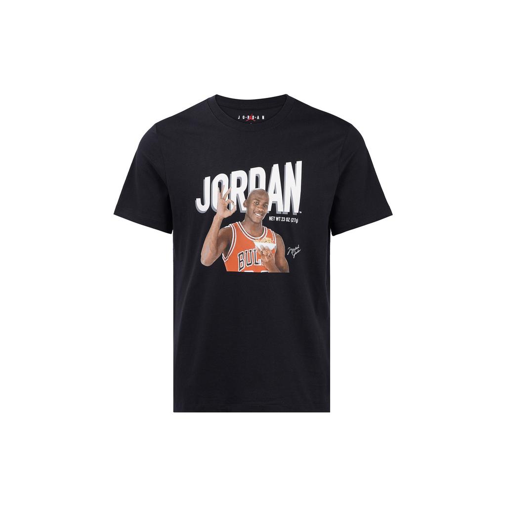 Jordan Футболки Мужские Черные С Круглым Вырезом Умеренные DV8435-010