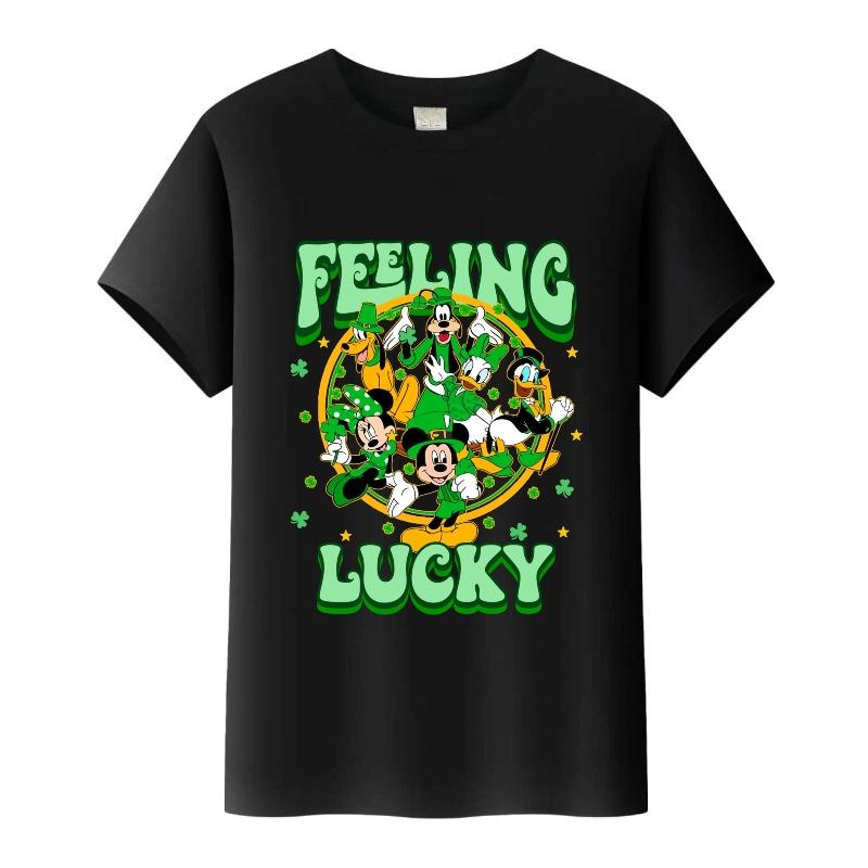 Disney Characters Feeling Lucky St. Patrick's Day T-shirt