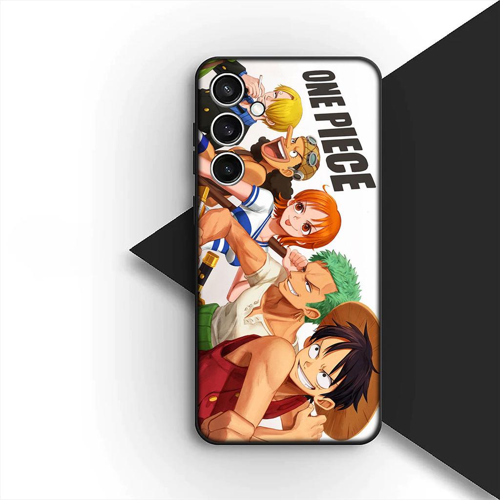 for Samsung Galaxy S20 S22 S21 FE Ultra Plus A07 A17 A15 A16 A25 A57 A37 Phone Cover Case One Pieces Luffy Sanji Roronoa Zoro