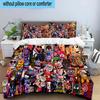 1PC Fnaf Character Collage 3pcs Bedding,Including 1pc Duvet Cover And 2pcs Pillowcases Perfect for Christmas,Ideal for Bedroom, Dormitory