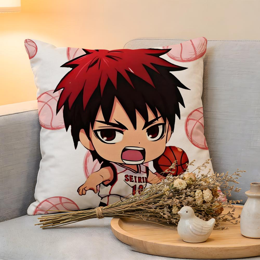 Наволочка Льняная Мягкая для Дивана Декоративная для Дома ANIME KKuroko no Basuke Наволочка