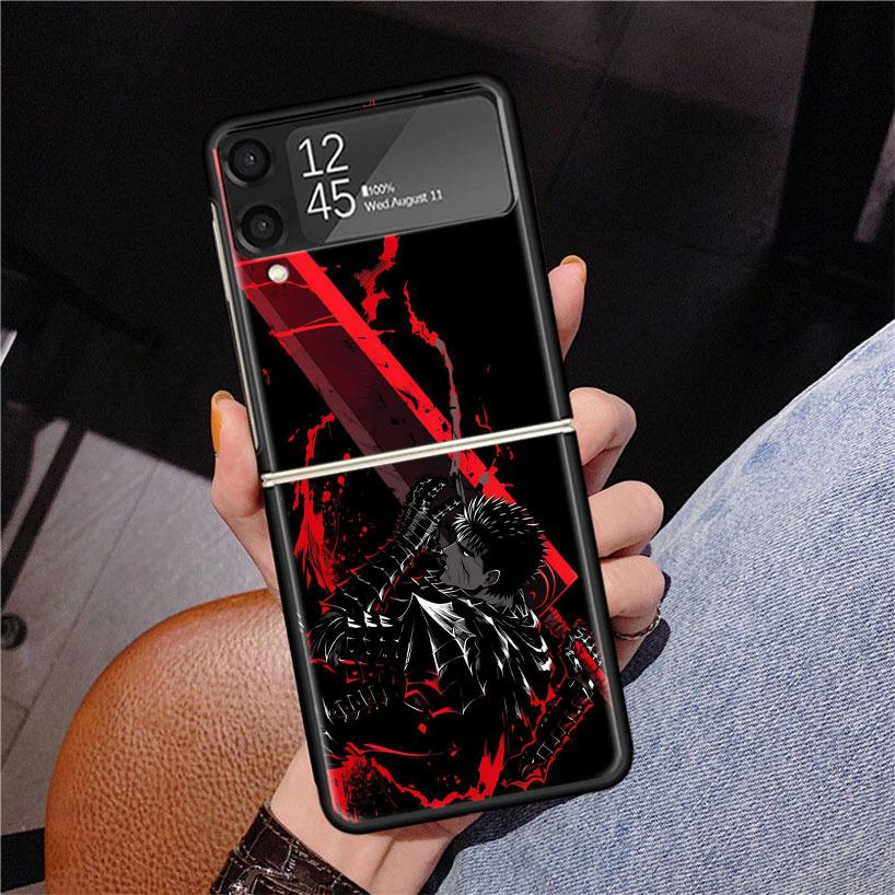 Чехол для телефона с принтом аниме G-Guts B-Berserks для Samsung Z Flip 7 6 5 4 3 Galaxy ZFlip7 ZFlip6 ZFlip5 ZFlip4 ZFlip3 5G