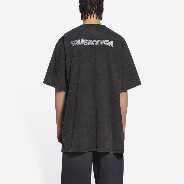 Balenciaga Футболка с разрезом 675016TLVB39034