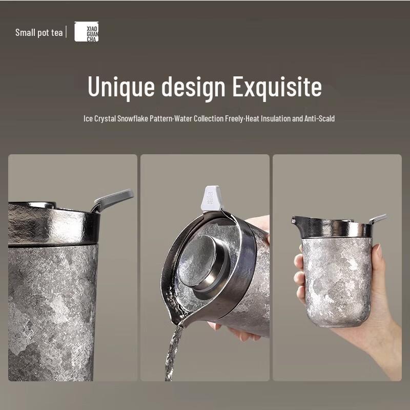 Pure Titanium Portable Tea Set