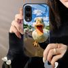 Милая утка Изысканный роскошный Высококачественный чехол для телефона Стеклянный ТПУ чехол для телефона для Samsung Galaxy S26 S25 S24 S23 S22 S21 FE, Ultra, Plus