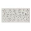 3D Christmas Snowflake Silicone Mold 4.53 x 2.28 Inch Food Grade Flexible Nonstick Heat Resistant Design for Fondant Chocolate Candy Cake