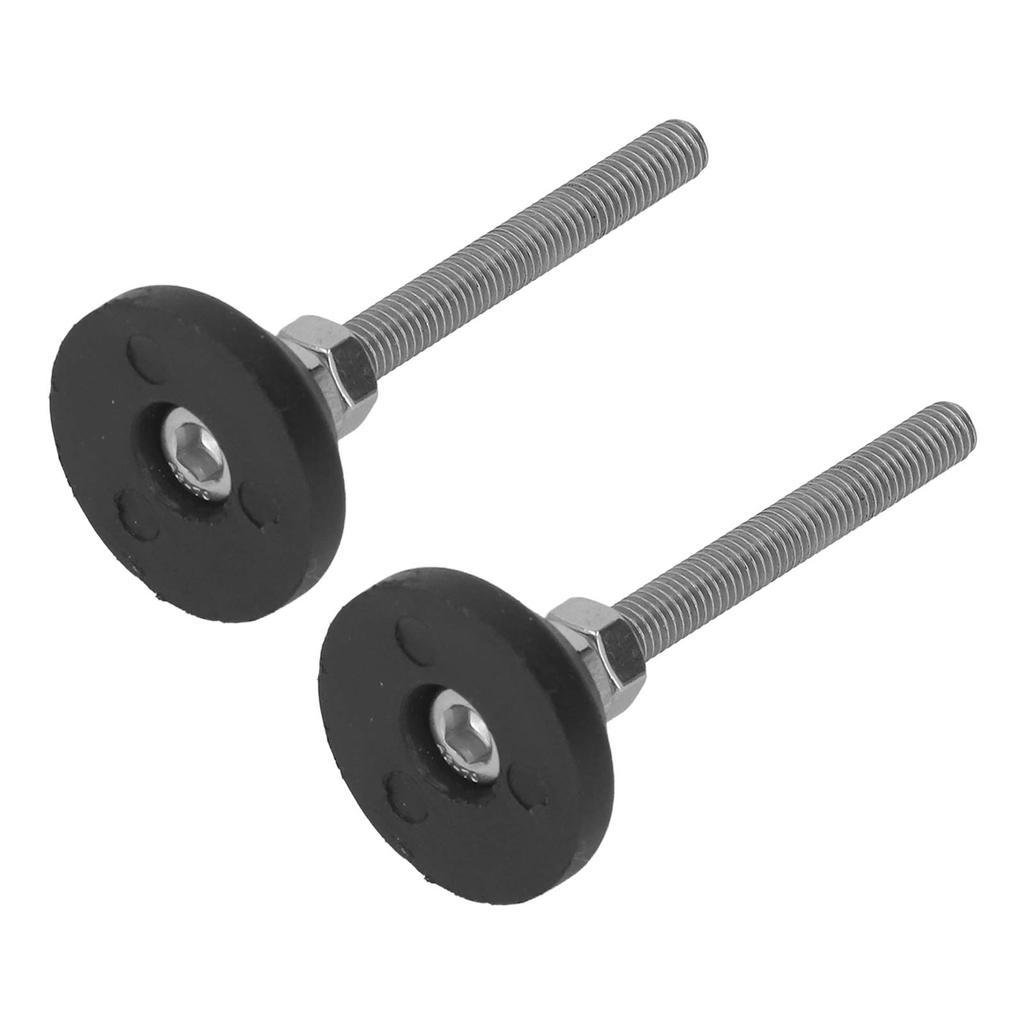2PCS Furniture Glide Swivel Leveling Mounts Adjustable Nylon Rubber Base Leveling Pads D30xM6x50