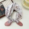 53*53cm Silk Scarves for Woman Fashionable Pattern Smooth To The Touch Spring Summer Sun Protection Silk Scarf