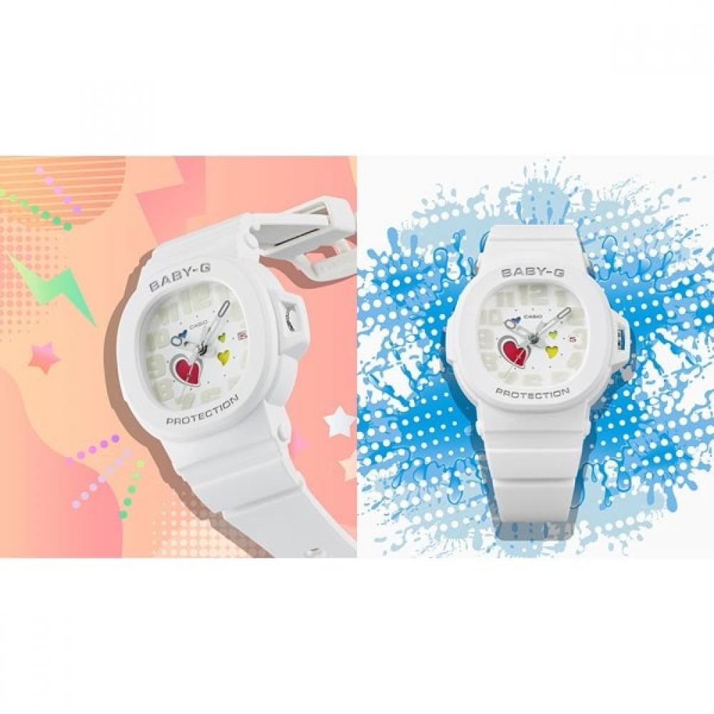 Casio Женские Baby G Игривые сердечки Серия bGa 10 7ajf