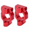 2PCS RC Wheel St Aluminum Alloy RC CShaped St Part for   1/10 Remote Control Car(Red )